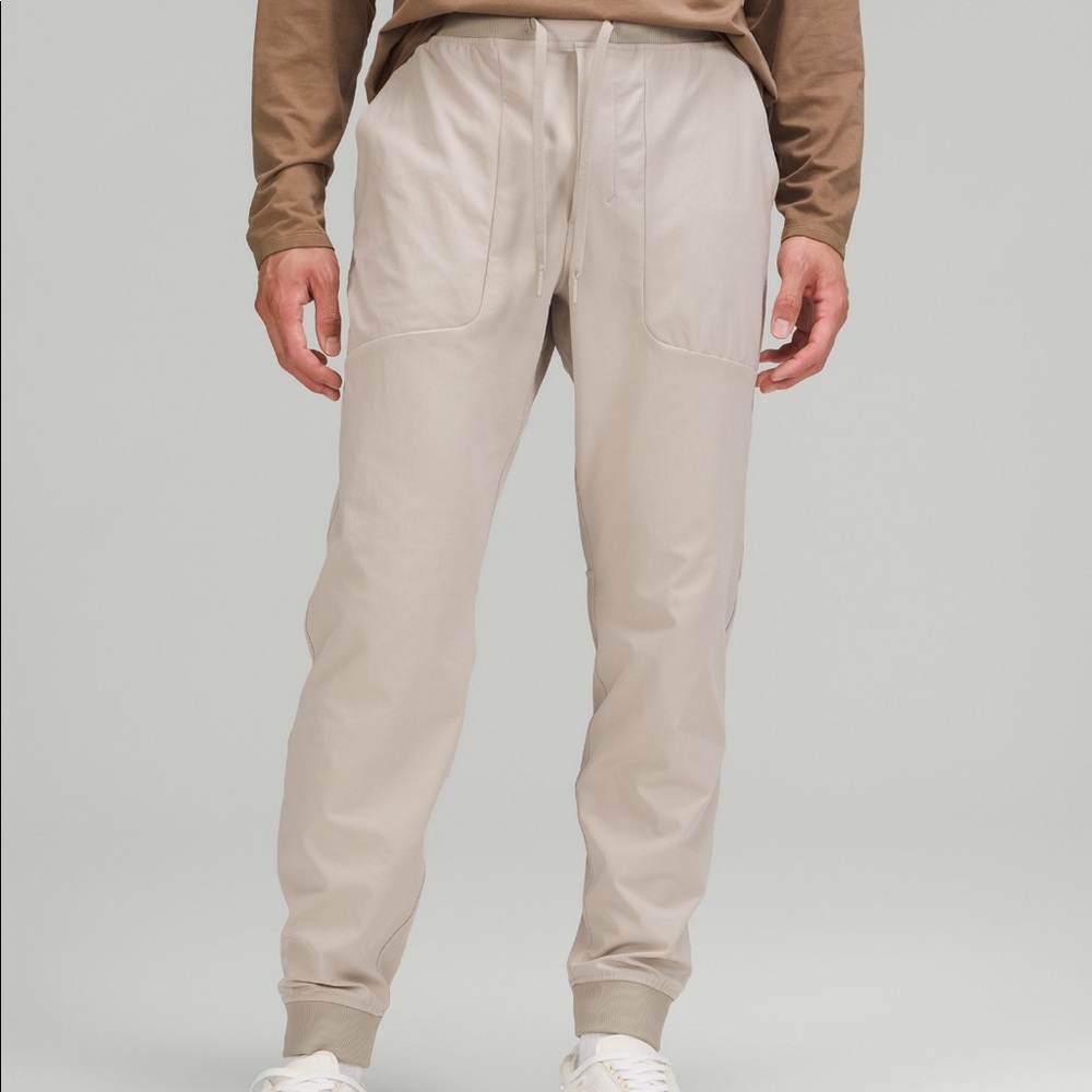 NEW - lululemon ABC Jogger - L - *Warpstreme - Raw Linen